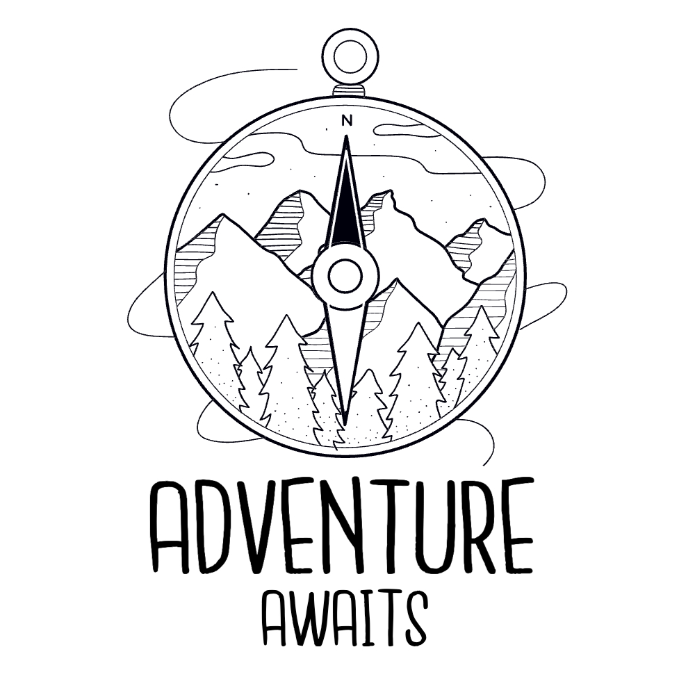 Adventure compass editable t-shirt template | Create Designs