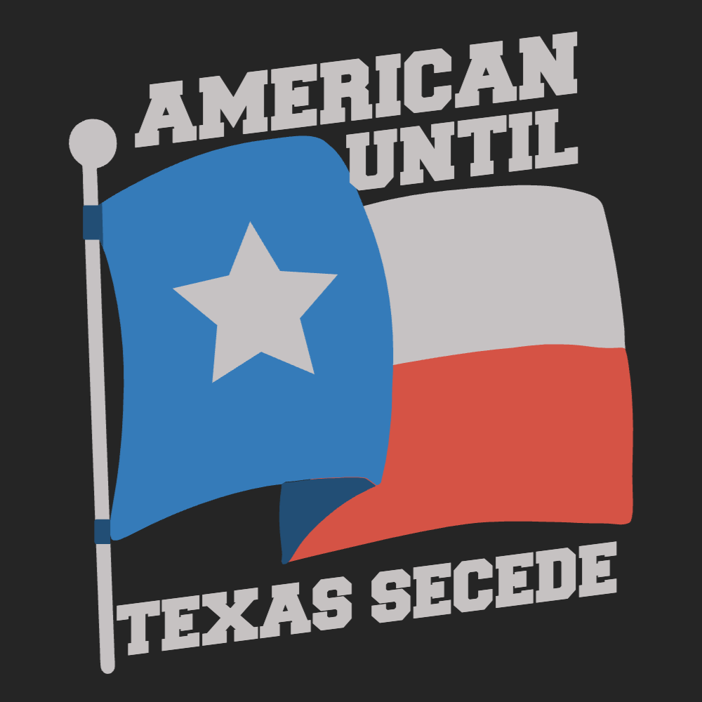 American Texas flag editable t-shirt template | Create Merch