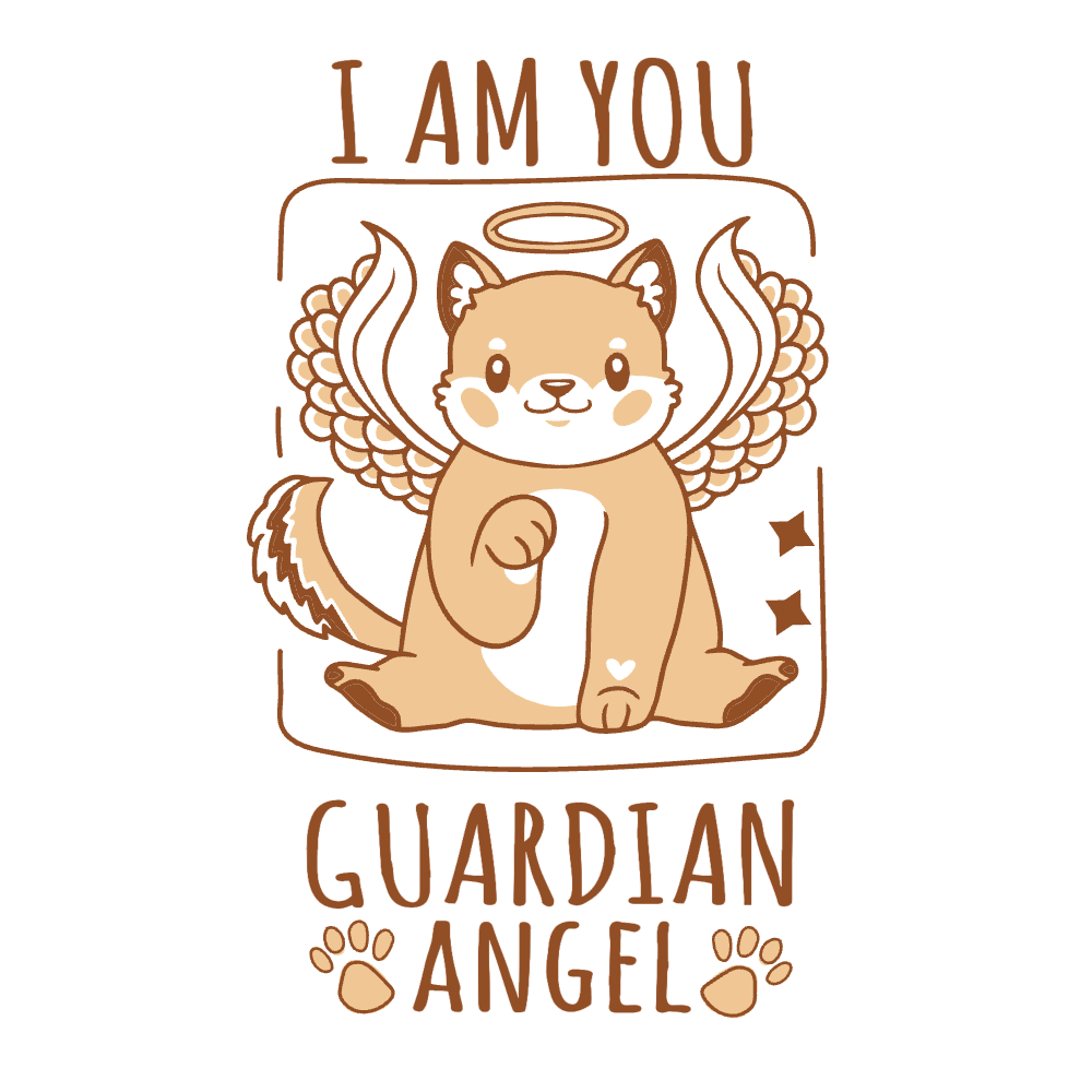Angel cat wings editable t-shirt template | Create Designs