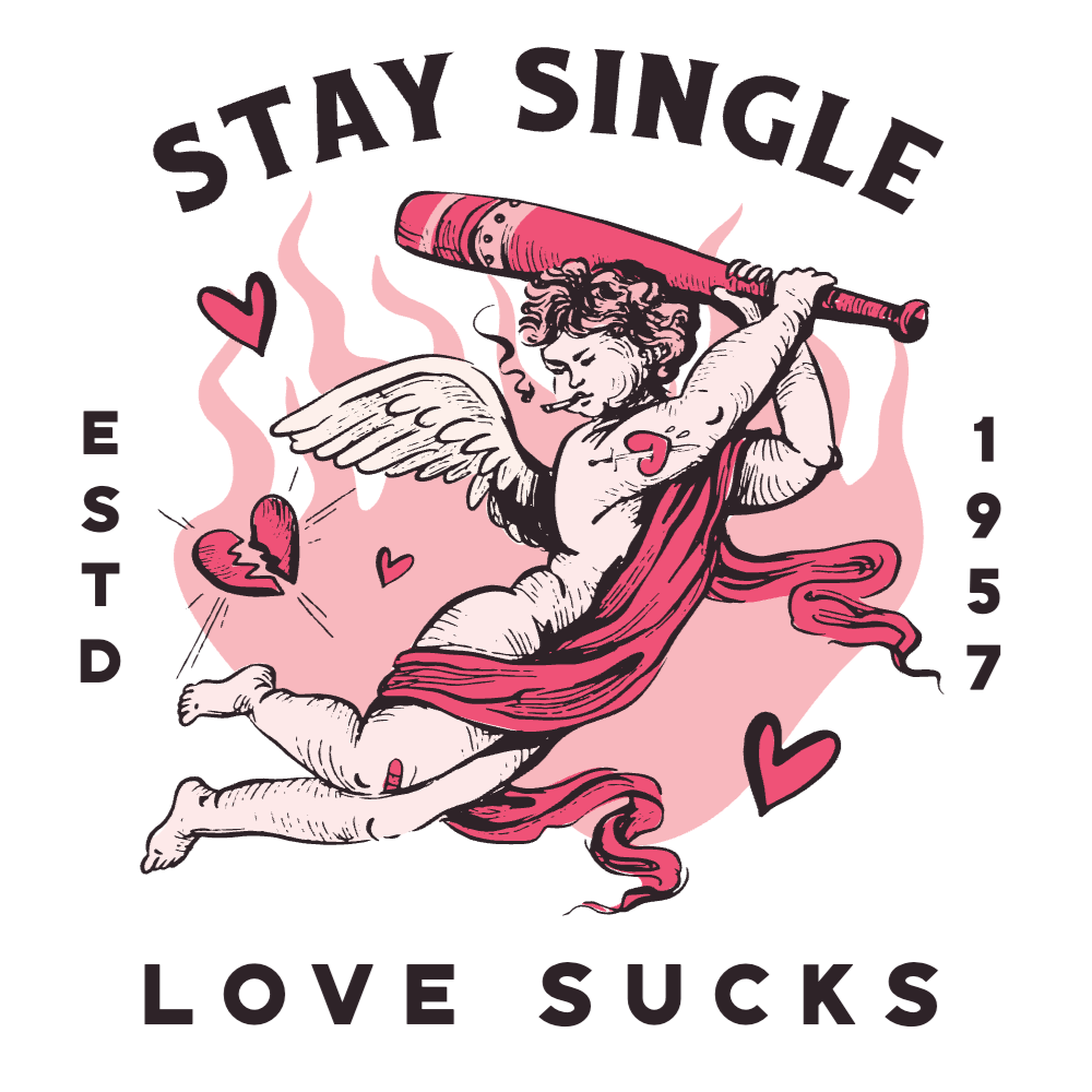 Angry cupid editable t-shirt template | Create Merch