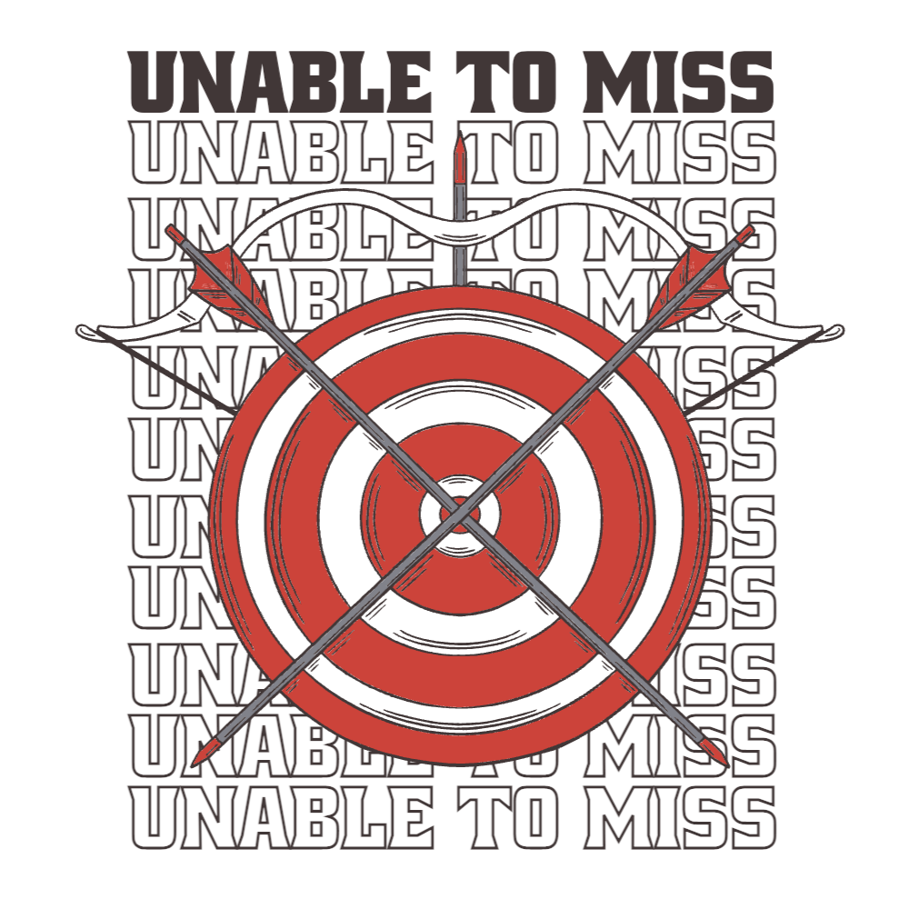 Archery board editable t-shirt template