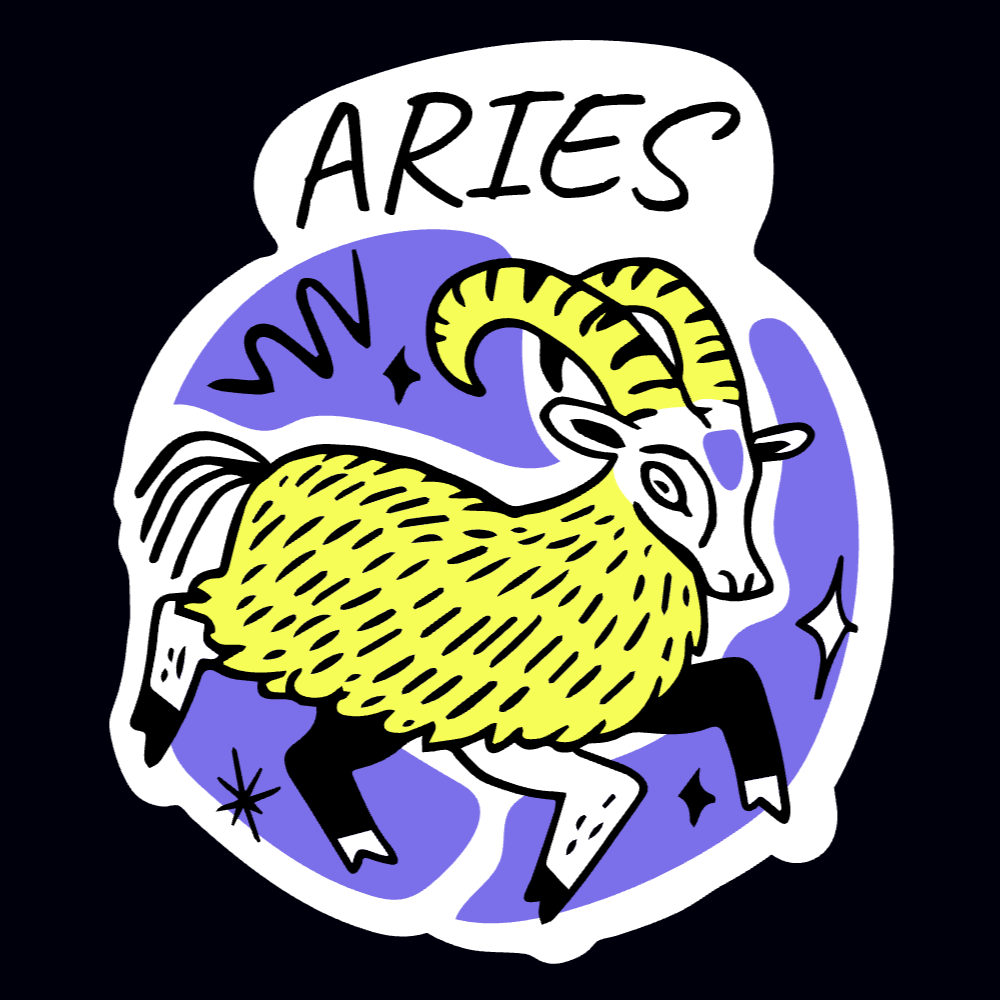 Aries zodiac badge editable t-shirt template | Create Merch Online