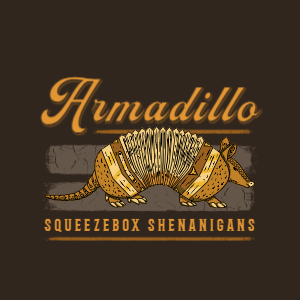 Armadillo Accordion editable t-shirt template