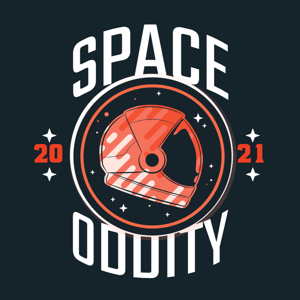 Astronaut helmet editable t-shirt template | Create Online