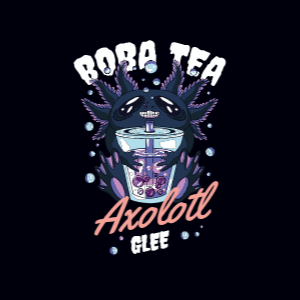 Axolotl tea editable t-shirt template