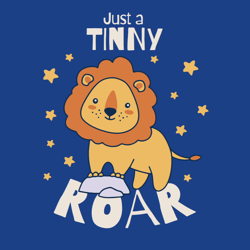 Baby lion editable t-shirt template | Create Online