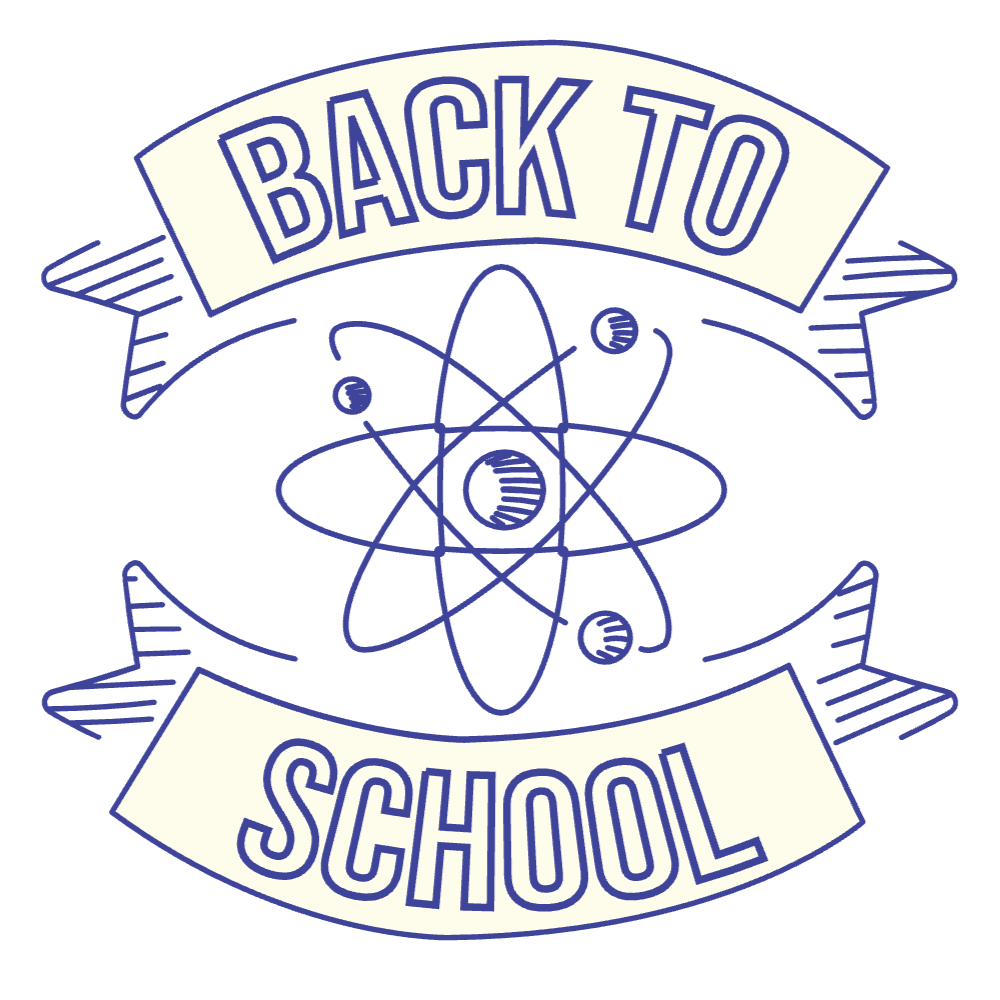 Back to School atom editable t-shirt template | T-Shirt Maker