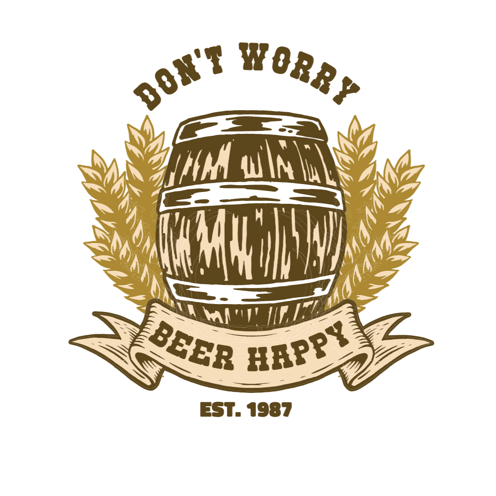 Beer Barrel badge editable t-shirt template | Create Merch Online