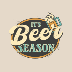 Beer season vintage editable t-shirt template
