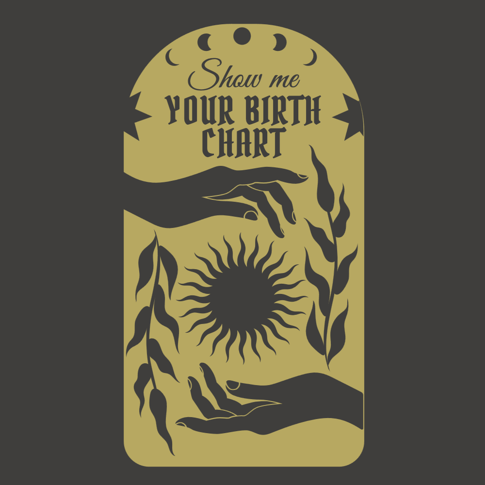 Birth chart editable t-shirt template | Create Online