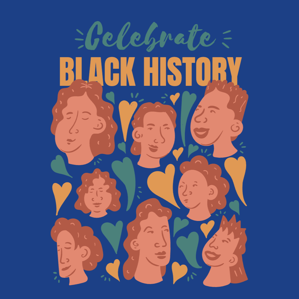 Black history people editable t-shirt template