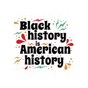 Black history american editable t-shirt template