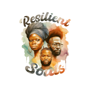 Resilient black people editable t-shirt template