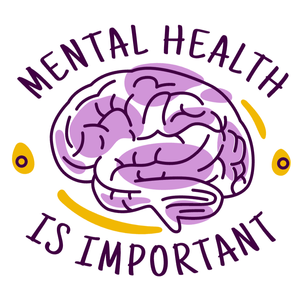 Brain mental health t-shirt template editable | Create Merch Online