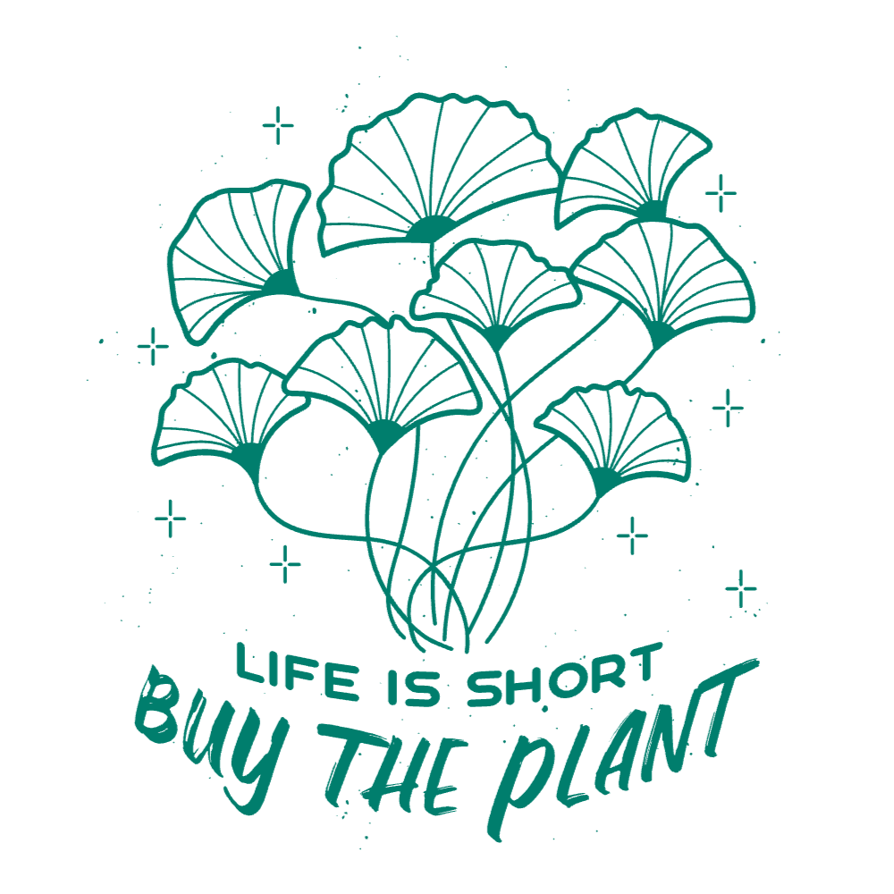 Buy the plant editable t-shirt design template