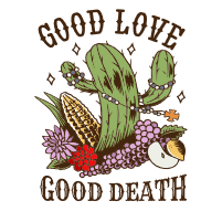 Cactus death editable t-shirt template