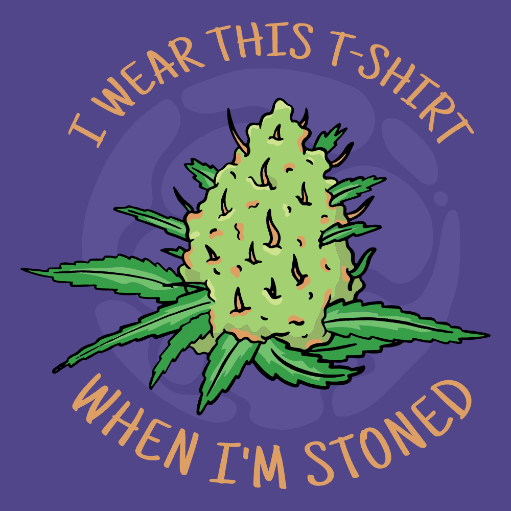 Cannabis plant editable t-shirt template | Create Merch
