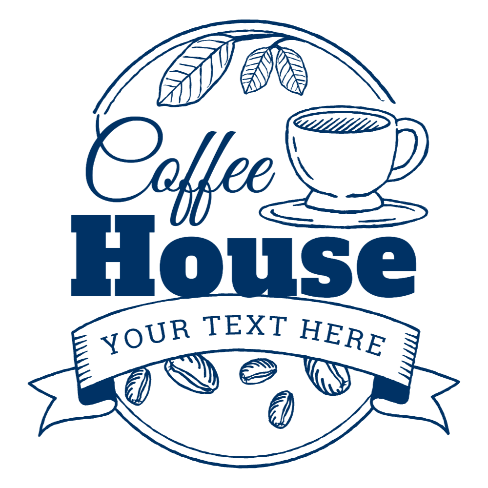 Coffee house cup editable t-shirt template | Create Merch