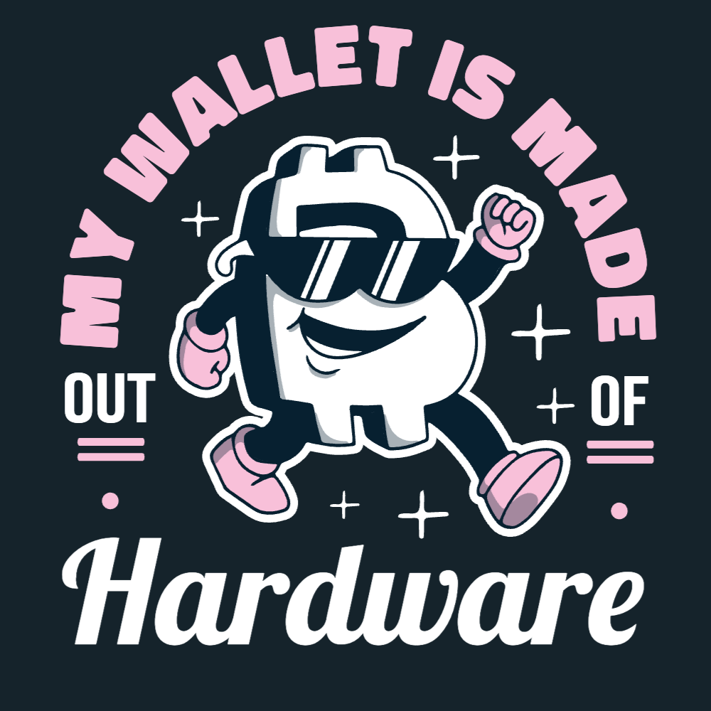 Crypto hardware cartoon editable t-shirt template | Create Online