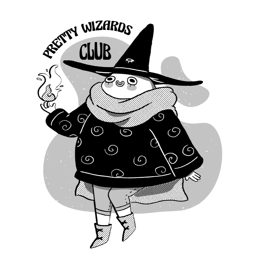 Cute wizard character editable t-shirt template | T-Shirt Maker