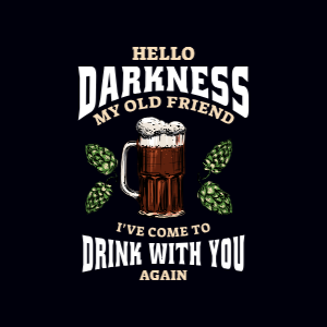 Dark Beer editable t-shirt template