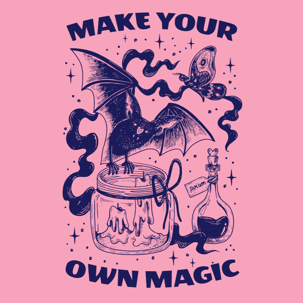Dark magic t-shirt template editable | T-Shirt Maker