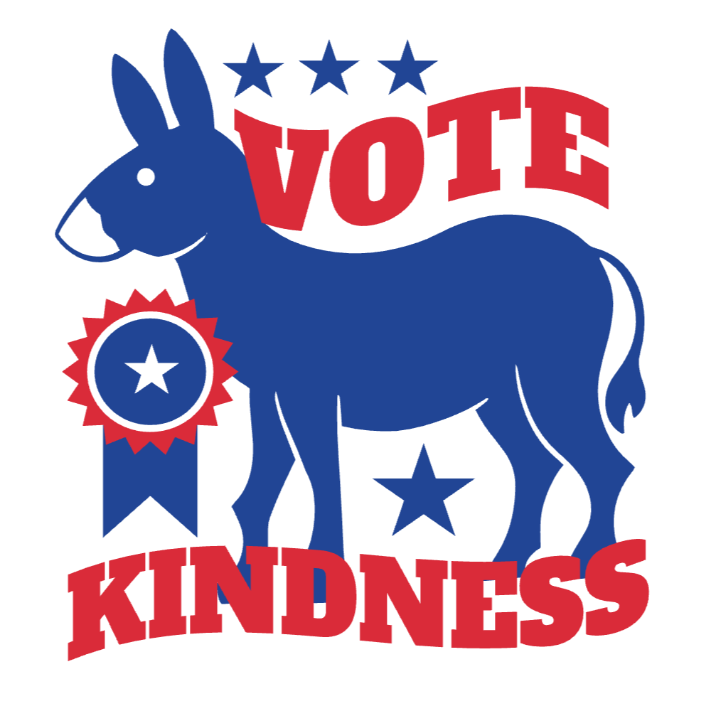Democrat vote kindness editable t-shirt template | Create Merch