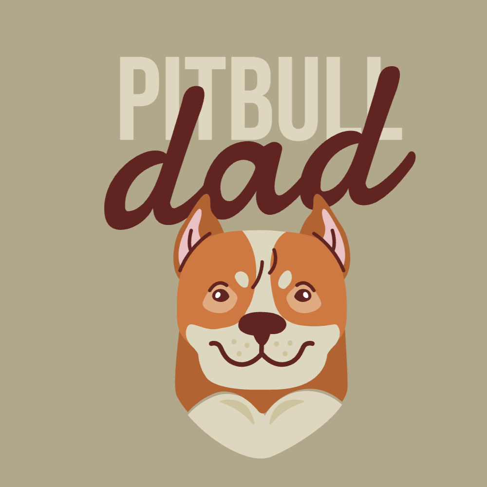 Dog Dad Editable T-Shirt Template | Create Merch