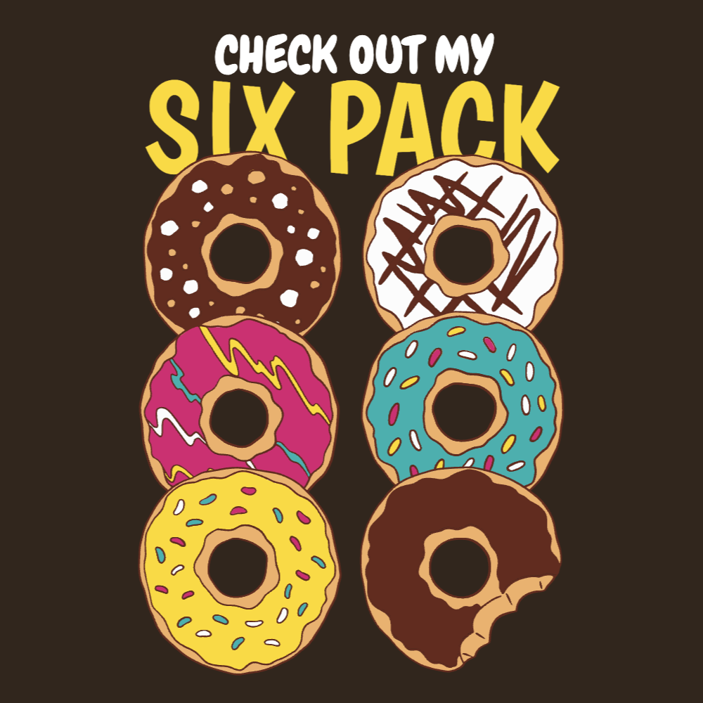 Donuts editable t-shirt template