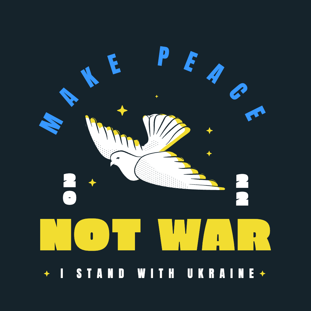 Dove flying peace t-shirt template editable | T-Shirt Maker