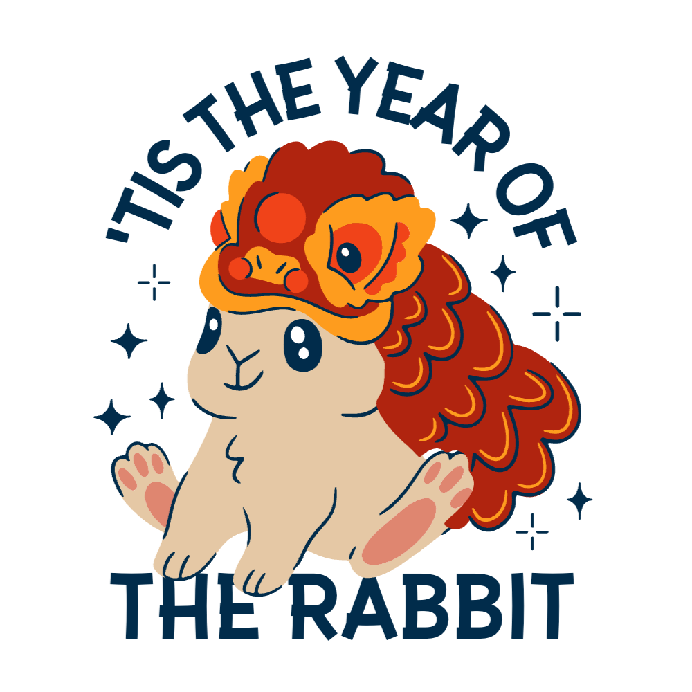 Dragon rabbit editable t-shirt template | Create Online