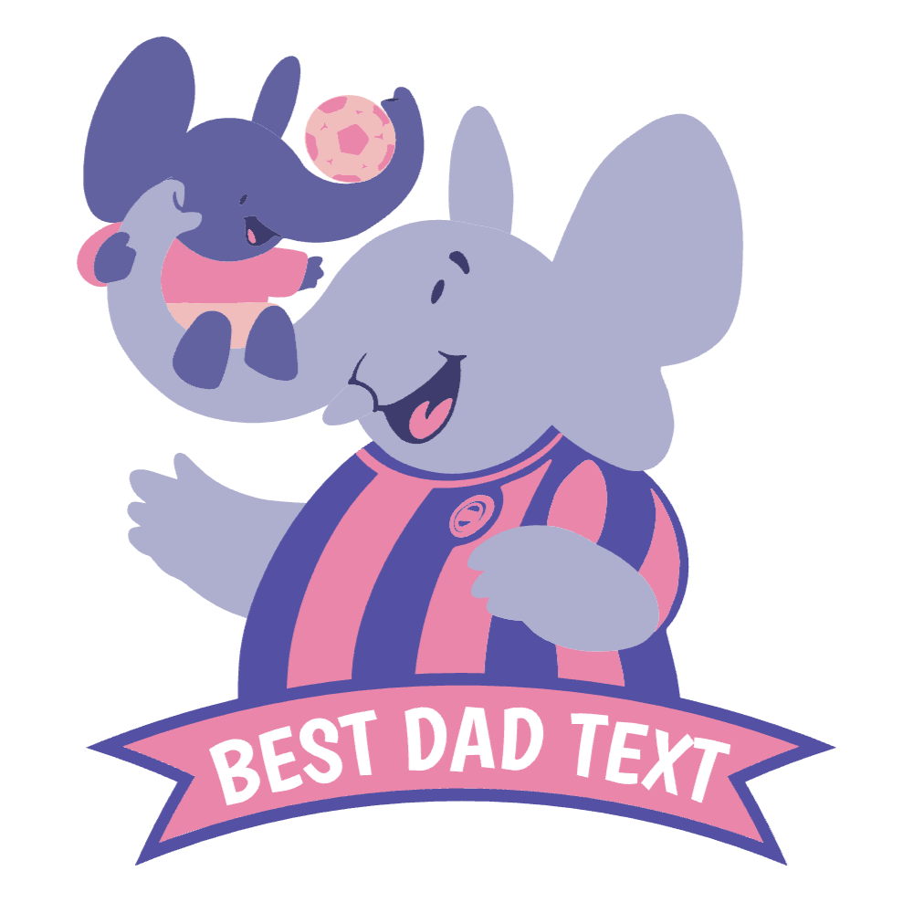 Elephant dad editable t-shirt template | Create Merch