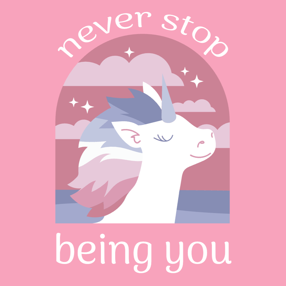 Fabulous unicorn editable t-shirt template | Create Designs