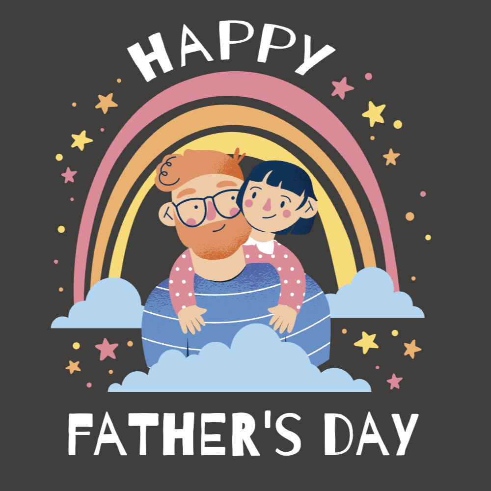 Fathers and daughter t-shirt template editable | Create Merch