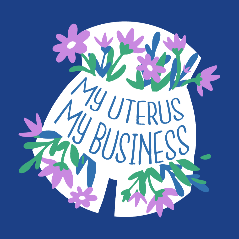 Floral uterus quote editable t-shirt template | Create Merch