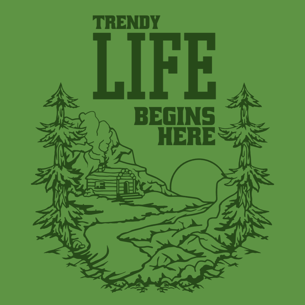 Forest life editable t-shirt template | T-Shirt Maker