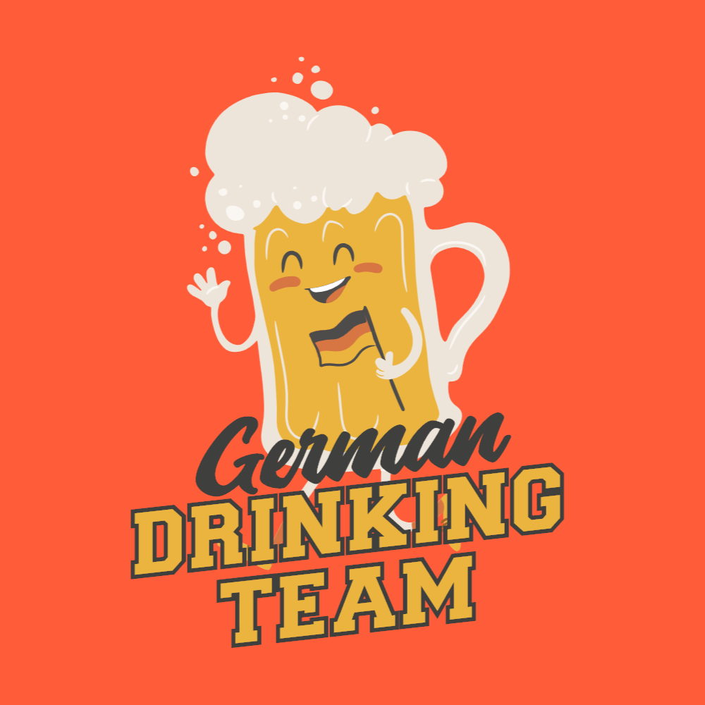 German beer jar editable t-shirt template | Create Online