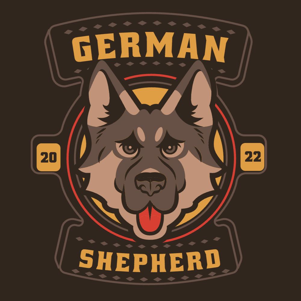 German dog editable t-shirt template | T-Shirt Maker
