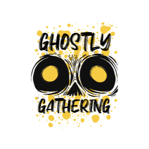 Ghostly eyes editable t-shirt design template