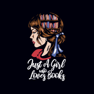 Girl with books editable t-shirt design template
