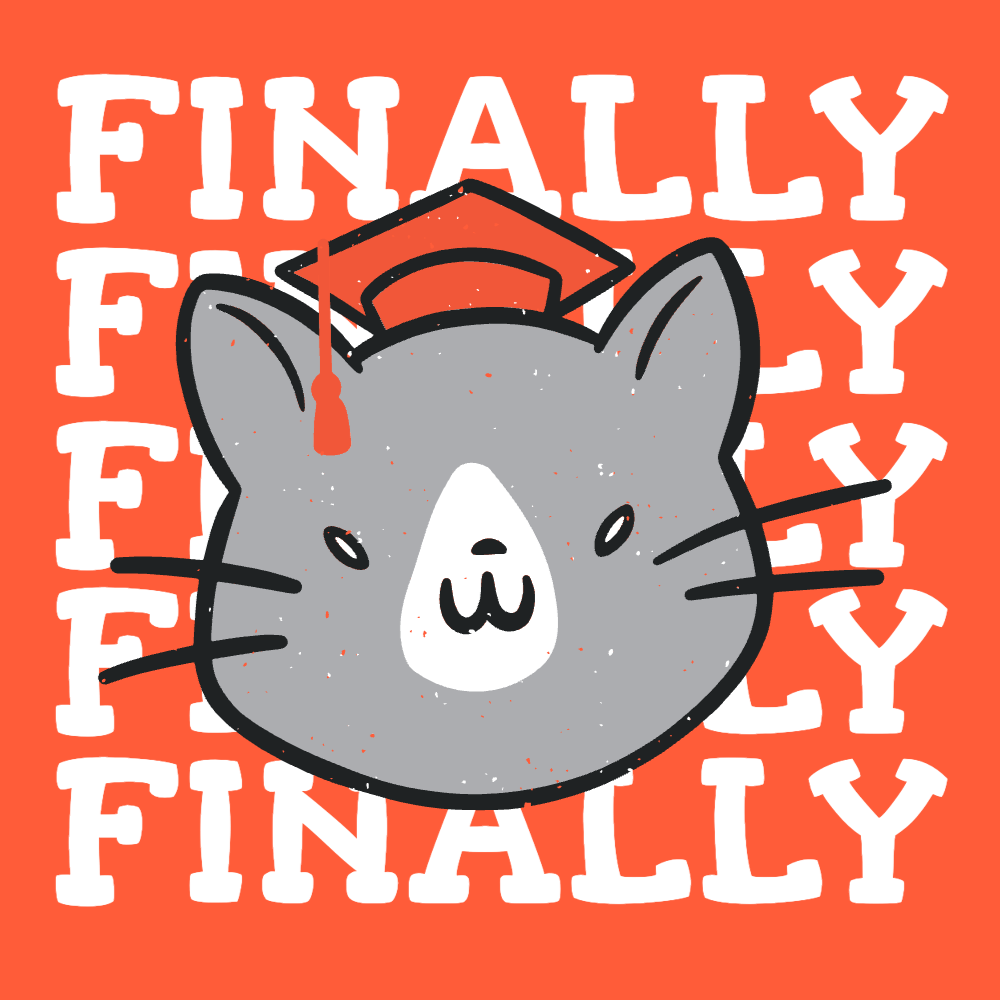 Graduation cat editable t-shirt template | Create Online