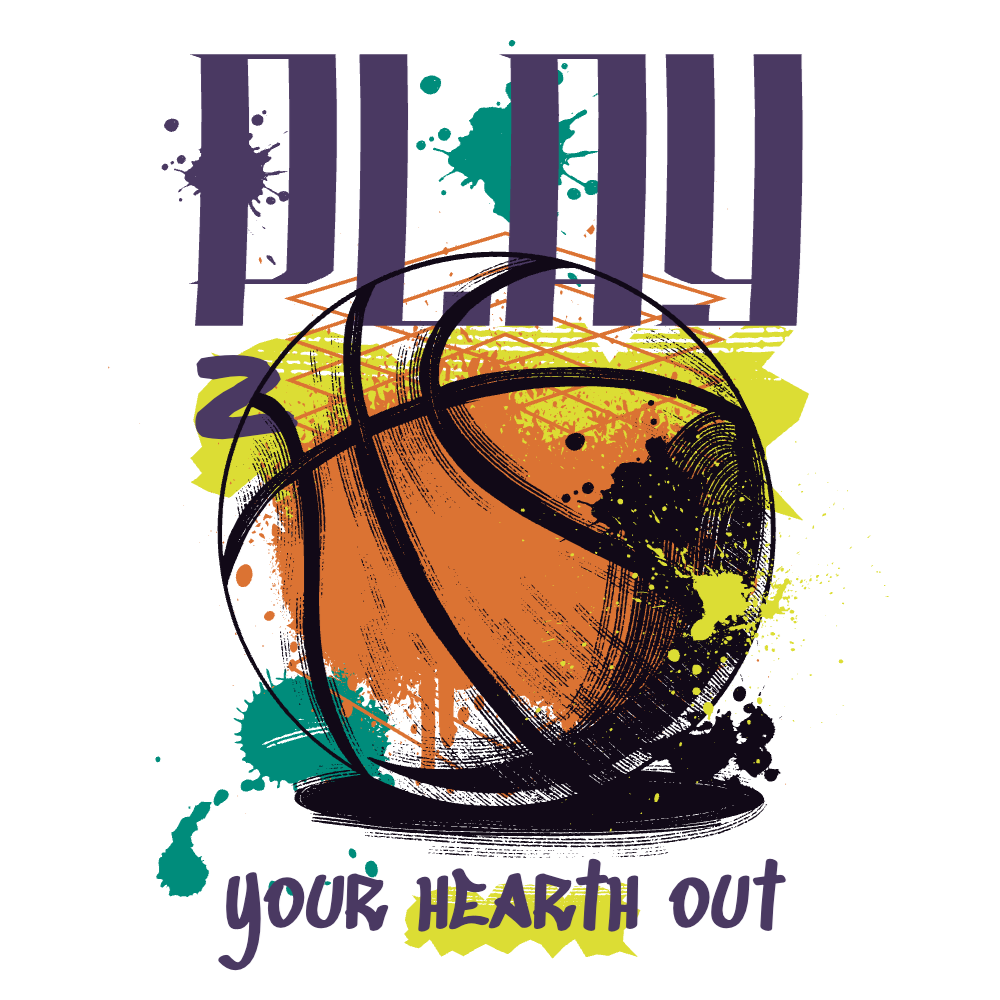 Graffiti basketball editable t-shirt template | Create Merch Online