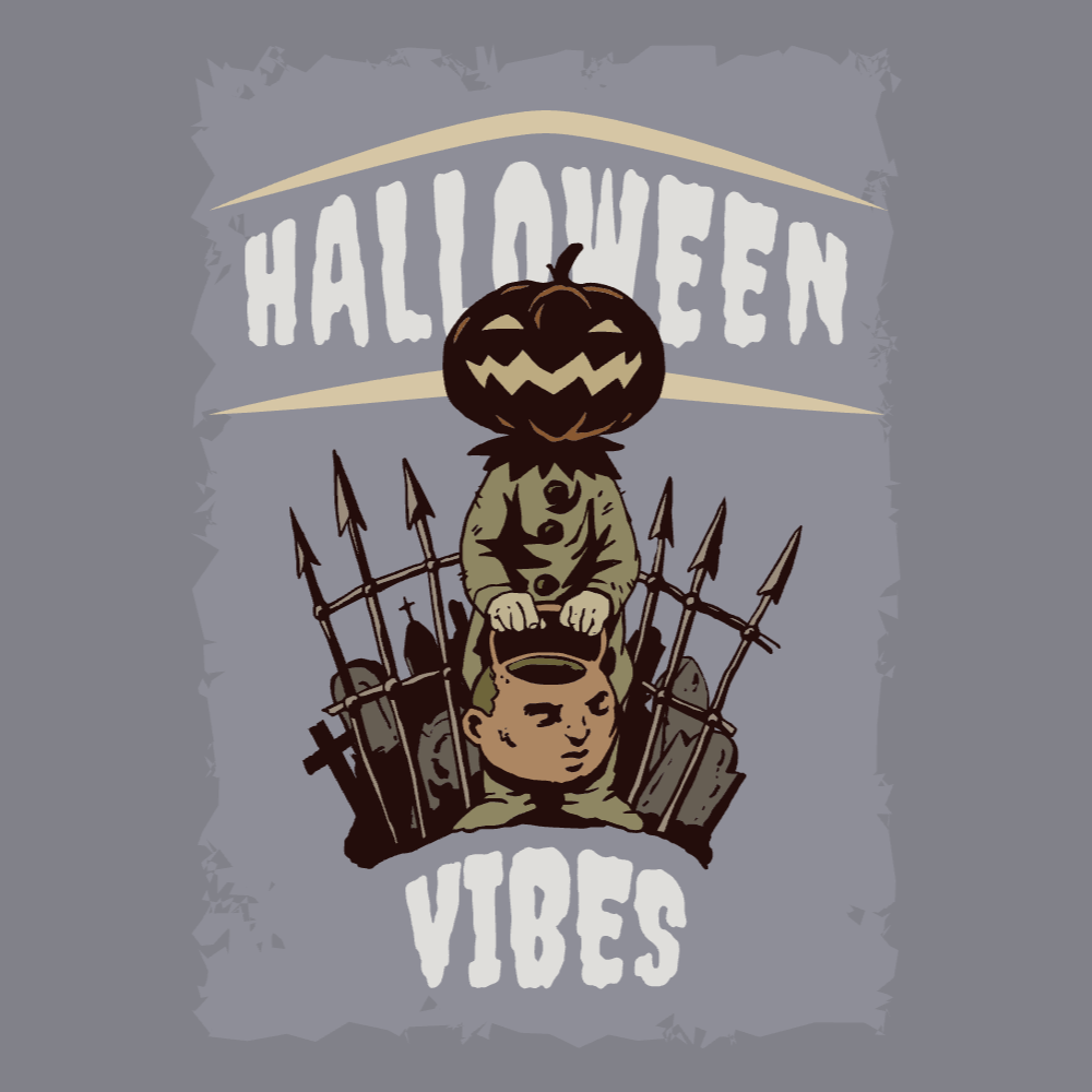 Halloween pumpkin editable t-shirt template | T-Shirt Maker