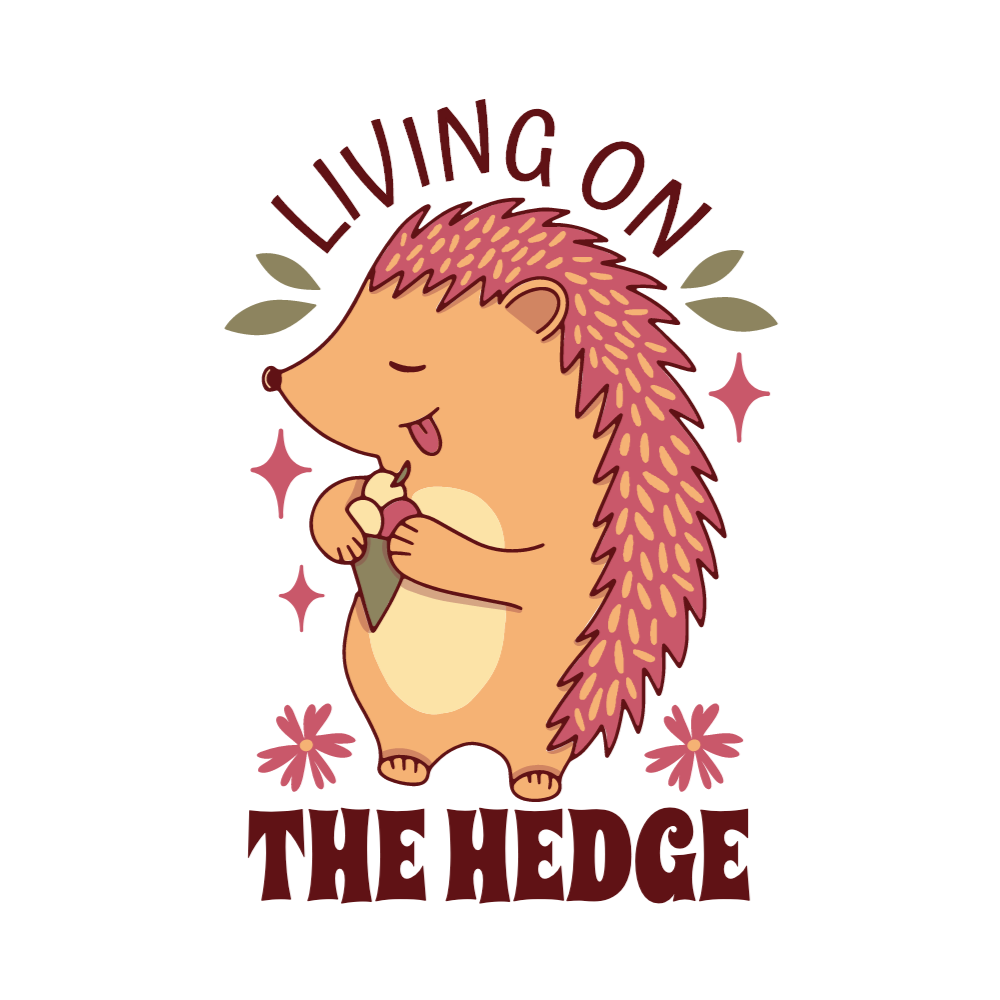 Hedgehog ice cream editable t-shirt template | Create Online