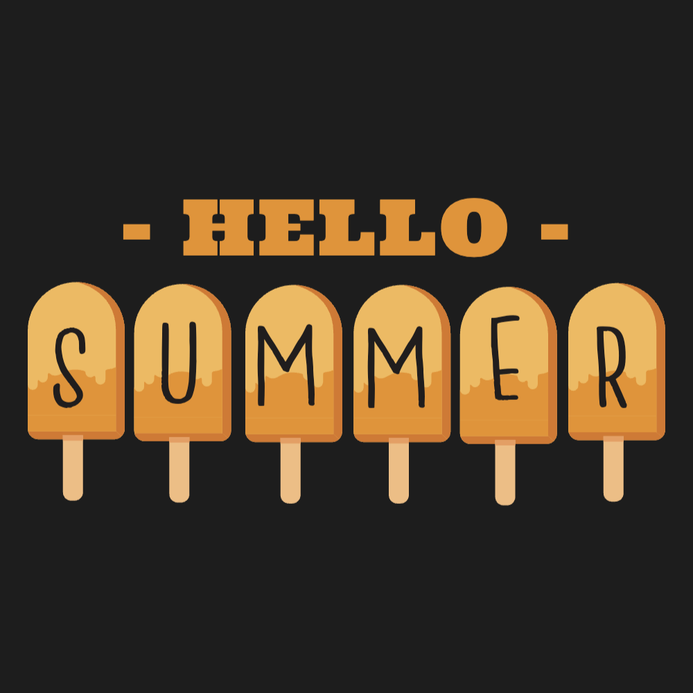 Hello summer editable t-shirt template | Create Merch Online