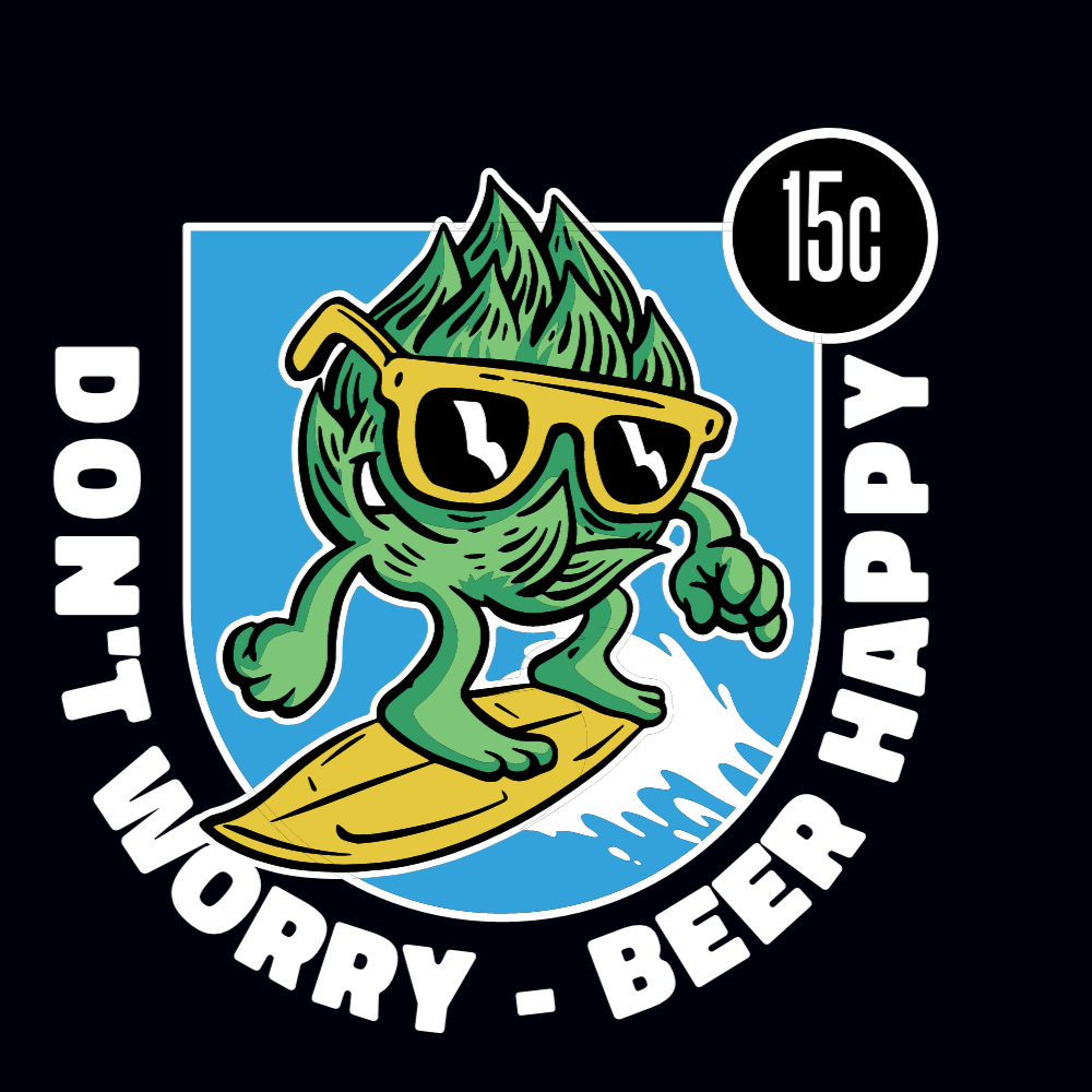Hop beer surfer editable t-shirt template | Create Merch