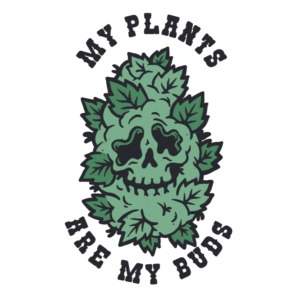 House plants skull editable t-shirt template | Create Online