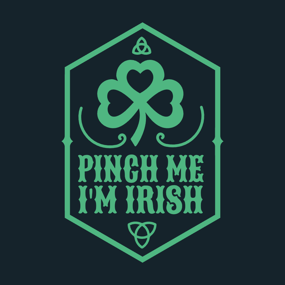 I'm Irish editable t-shirt design template