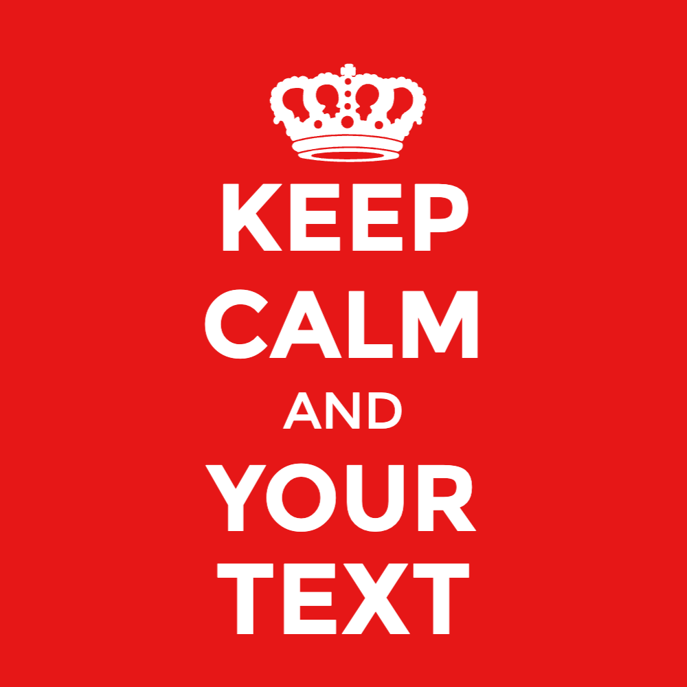 Keep calm PSD Mockup Editable Template to Download