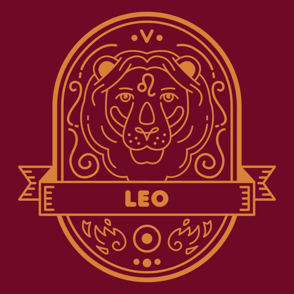 Leo horoscope badge editable t-shirt template | Create Merch Online